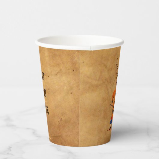 Drumming Shaman Pappbecher (Rechts)