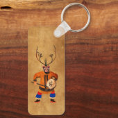 Drumming Shaman Schlüsselanhänger (Rückseite)