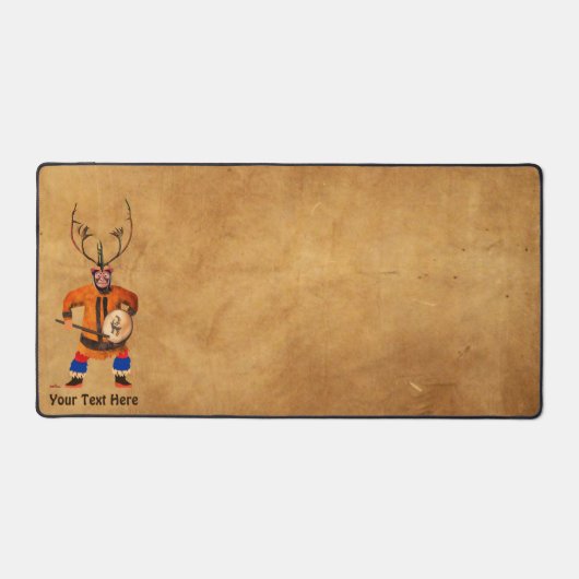 Drumming Shaman Schreibtischunterlage (Vorderseite)