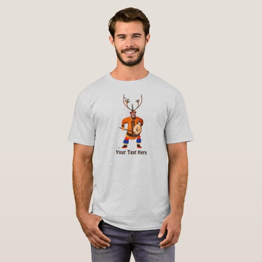 Drumming Shaman T-Shirt (Vorne ganz)
