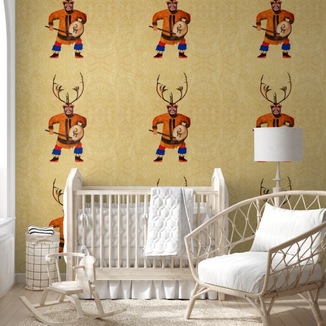 Drumming Shaman Tapete (Kinder)