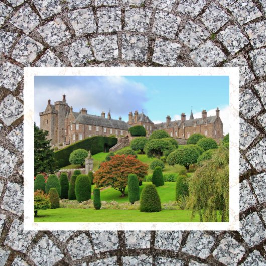 Drummond Castle and Gardens, Perthshire, Schottlan Postkarte