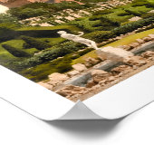 Drummond Castle, Perthshire Schottland Poster (Ecke)