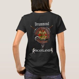 Drummond Clan Abzeichen mit Schwertern T-Shirt