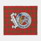 Drummond Clan Abzeichen Tartan Kariert Fleecedecke (Vorderseite (Horizontal))