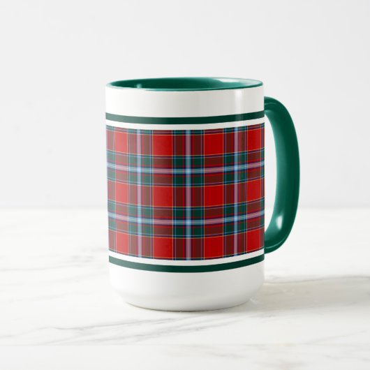 Drummond Clan Tartan Tasse (VorderseiteRechts)