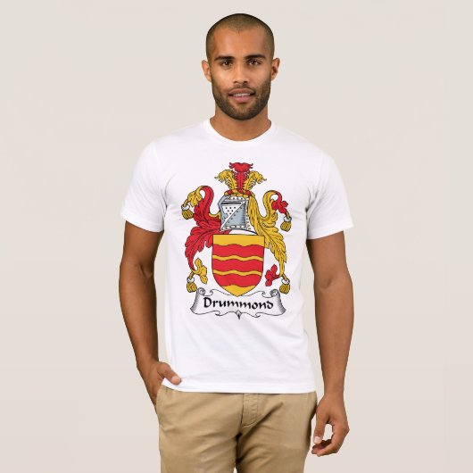 Drummond Familienwappen T-Shirt (Vorne ganz)