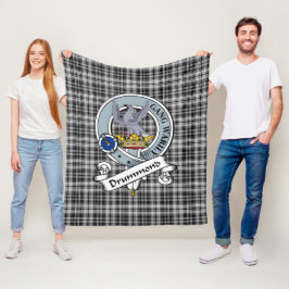 Drummond Gray Clan Abzeichen Tartan Kariert Fleecedecke
