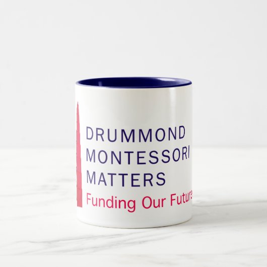 Drummond Montessori Angelegenheits-Tasse Zweifarbige Tasse (Mittel)