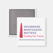 Drummond Montessori Magnet (Vorderseite/Rückseite)