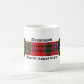 Drummond schottisches Wappen und Tartan-Tasse Kaffeetasse (Mittel)