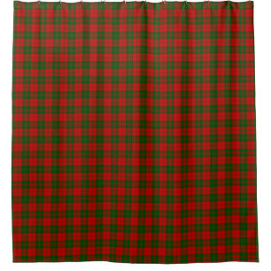 Drummond tartan rot kariert duschvorhang