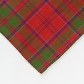 Drummond Tartan und Sporran Fleecedecke (Ecke)