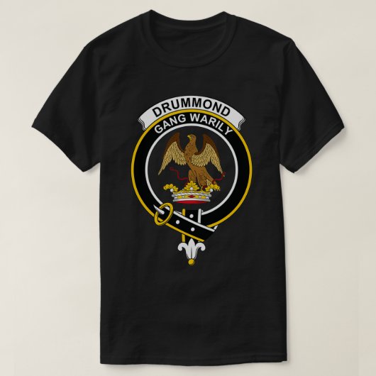 Drummond Wappen Tartan Clan Scottish Clan T-Shirt (Design vorne)