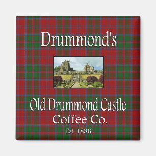 Drummonts altes Drummond Schloss Coffee Co. Magnet