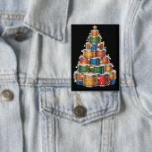 Drumms Xmas Christmas Tree Drummer Button (Insitu)