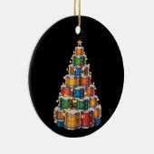 Drumms Xmas Christmas Tree Drummer Keramik Ornament (Rechts)