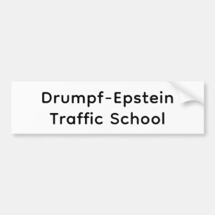 Drumpf-Epstein Verkehrsschule Hankamer Artjunkhaus Autoaufkleber