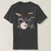 Drums Abbildung 1 T-Shirt (Design vorne)