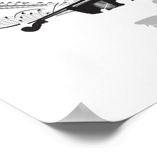 Drums Cello Poster (Ecke)