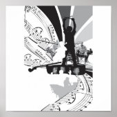 Drums Cello Poster (Vorne)