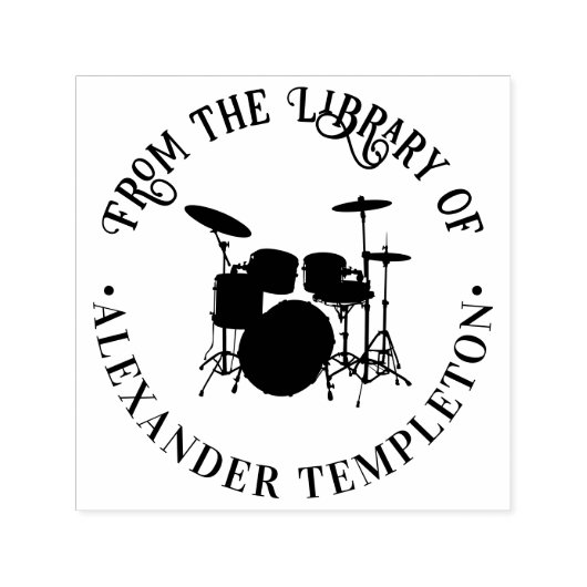 Drums Drum Kit Musikinstrument Library Permastempel (Design)