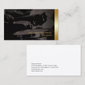 Drums Drummer Drum Player Musician Visitenkarte (Vorne/Hinten)