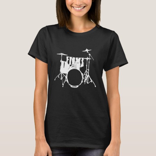 Drums  drummer  drummer and percussion motif T-Shirt (Vorderseite)