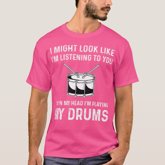 Drums Drummer Drumset T-Shirt (Vorderseite)