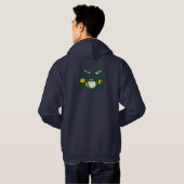 drums hoodie (Schwarz voll)