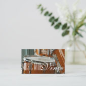 Drums Instructor Music Studio Business Card Visitenkarte (Stehend Vorderseite)