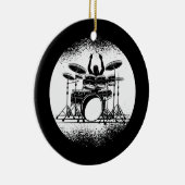 Drums Men Drum Kit Musikgeschenk Keramik Ornament (Rechts)