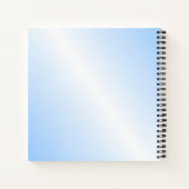 Drums Music Design Blau Notizblock (Rückseite)