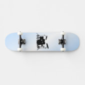 Drums Music Design Blau Skateboard (Horizontal)