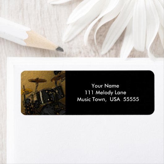 Drums Music Label (Insitu)