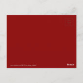 Drums Pig Jahr vietnamesische Gruß Postkarte (Rückseite)