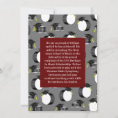 Drums Schlagzeug Music Musician Abschluss Einladung (Rückseite)