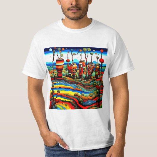 Drums sprouting trees T-Shirt (Vorderseite)