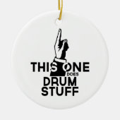 Drums Stuff - Funny Drums Music Keramik Ornament (Vorne)