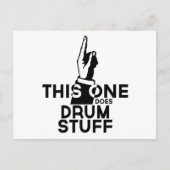 Drums Stuff - Funny Drums Music Postkarte (Vorderseite)
