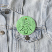 Drums Text Christmas Tree Button (Beispiel)