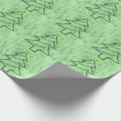 Drums Text Christmas Tree Geschenkpapier (Ecke)