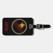 Drums ~ Traveler Drummer Gepäckanhänger (Vorderseite horizontal)