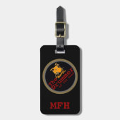 Drums ~ Traveler Drummer Gepäckanhänger (Vorderseite vertikal)