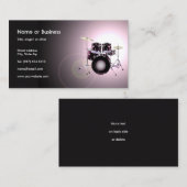 Drums-Visitenkarte Visitenkarte (Vorne/Hinten)