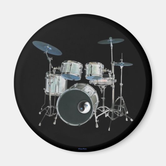 Drums & Yin-Yang Magnet (Vorne)