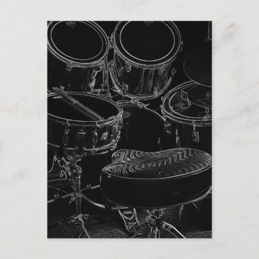 Drumset 1 postkarte (Vorderseite)