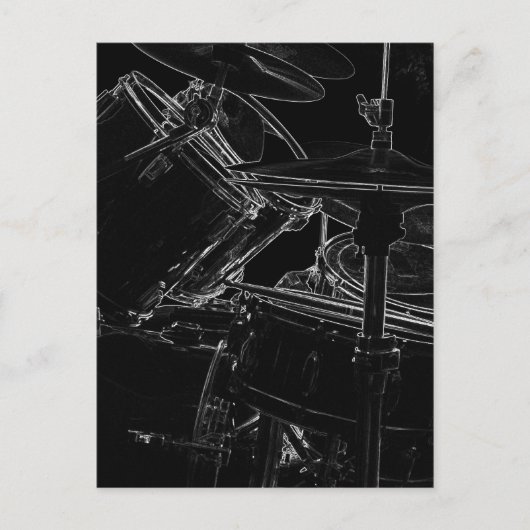 Drumset 2 postkarte (Vorderseite)