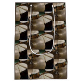 Drumset-Ballen und Stöcke Mittlere Geschenktüte (Rückseite)