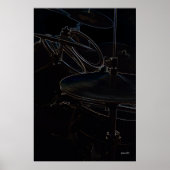 Drumset Side View Highlights Poster (Vorne)